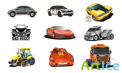 Cool car vector