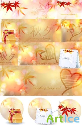 Romantic Vector Banners 2