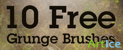 10 Free Grunge Brushes