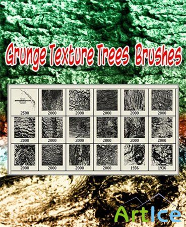 Grunge Texture Trees Brushes