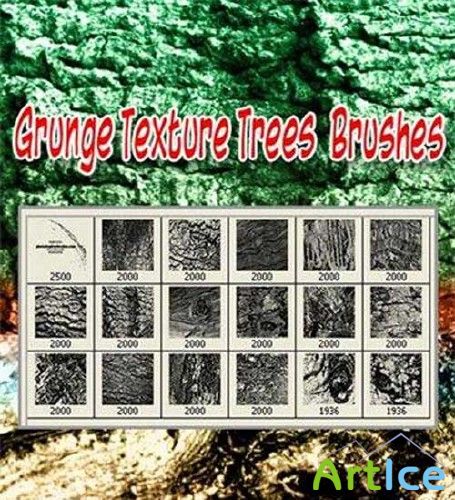 Grunge Texture Trees Brushes