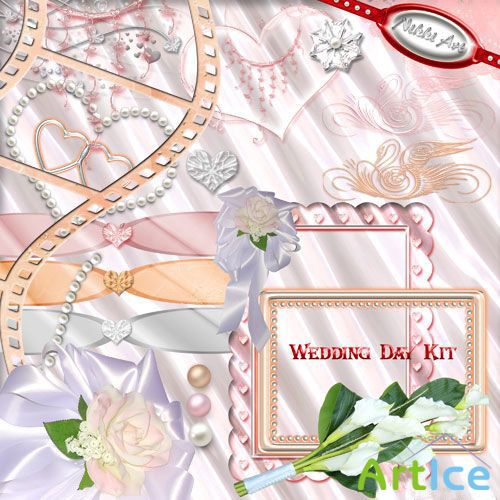 -  Adobe Photoshop - Wedding Day Kit Papers