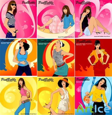 Fashion Vector Girls 12