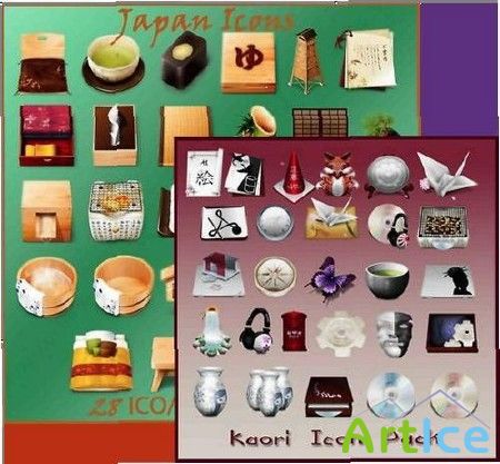   : Japan Icons Pack & Kaori Icon Pack