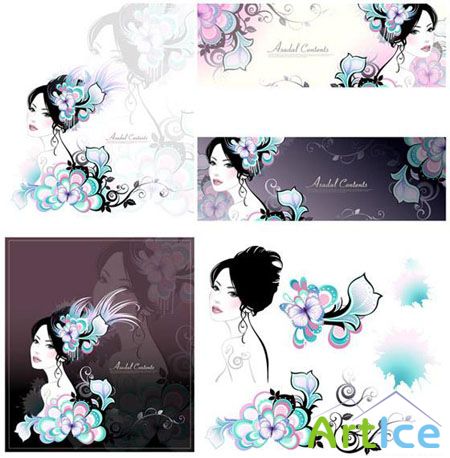 Asadal Vector Design - Flower Girls