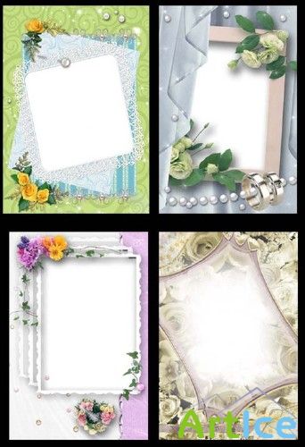 Frame wedding PSD