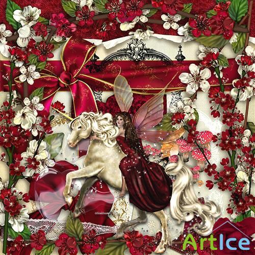 Scrap kit "Unicorn with Fairy"