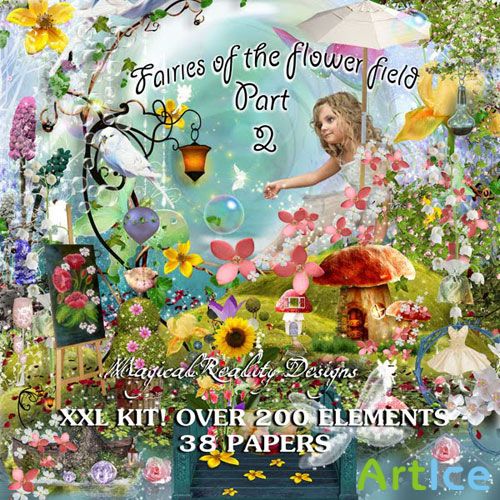 Magik scrap-kit Fairies of the Flower Field 2