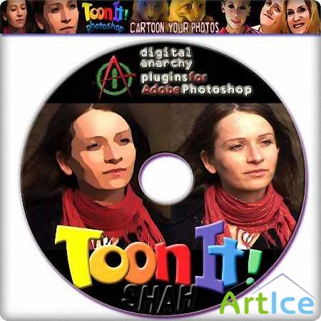 Digital Anarchy ToonIt! 2.6 plugin for Photoshop (32/64 bit)