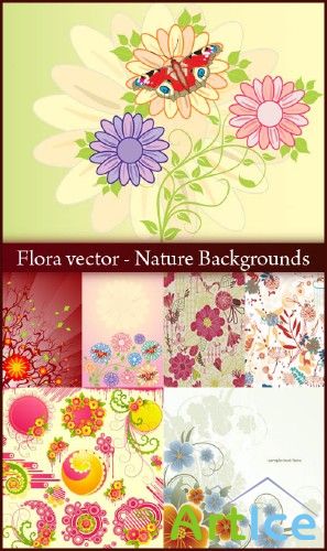 Flora vector - Nature Backgrounds