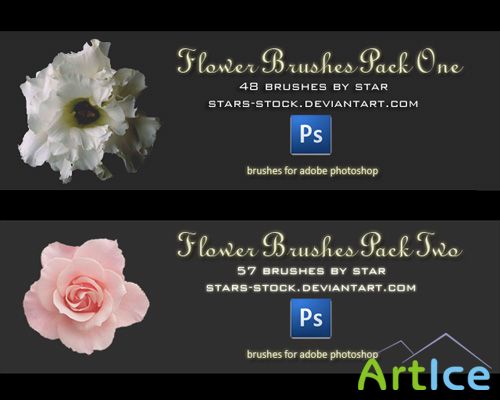 Flower Brushes Pack