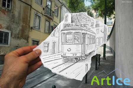 Ben Heine  Pencil vs Camera