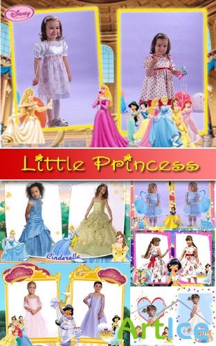   "Little Princess" (6 PNG + 6 PSD)