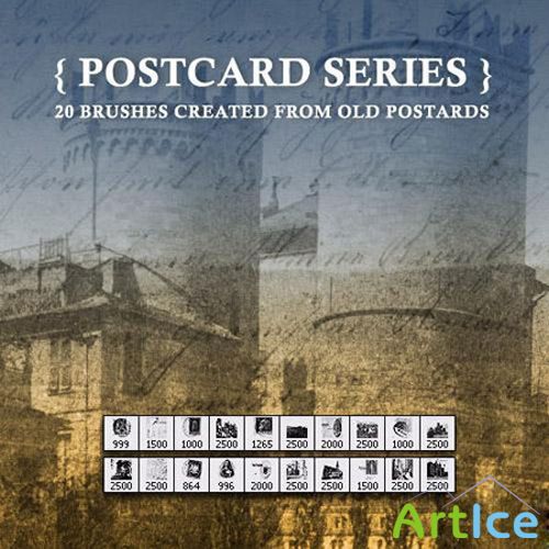 Postcard Brushes Series