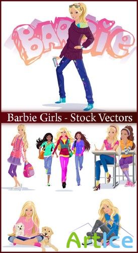 Barbie Girls - Stock Vectors