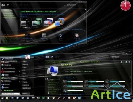    Windows7 / Full Glass theme for Windows7 (2010) PC