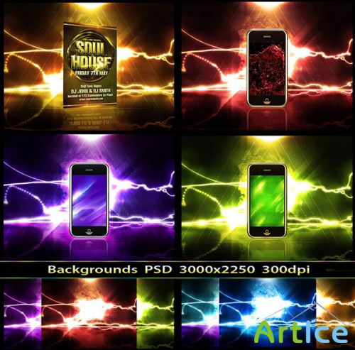 PSD - Product Display Backgrounds 2