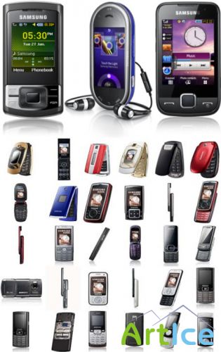 Clipart  Mobile telephones