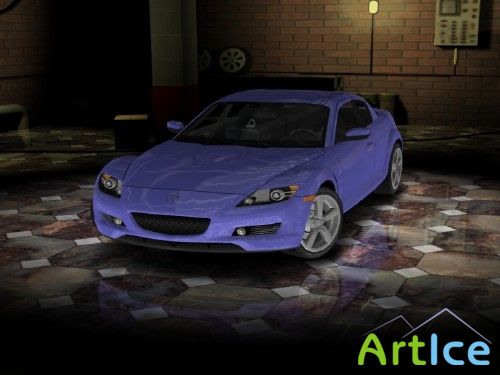 AutoWorld Garage 3D Screensaver 1.3