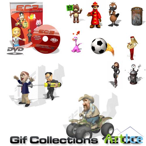 300.000 Animated GIF Collections (12 CD)