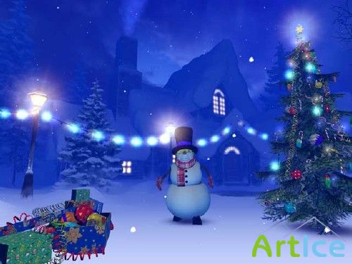 Christmas 3D Screensaver 1.0.0.9