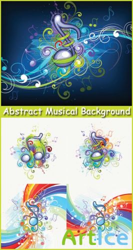 Abstract Musical Background - Stock Vectors