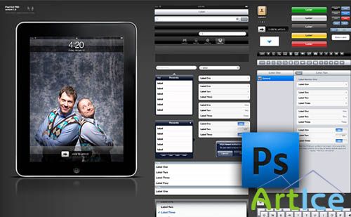 iPad GUI PSD