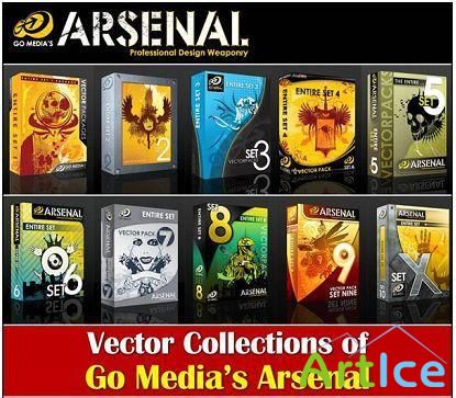 Go Media's Arsenal - ( Complete Photoshop Brush Sets 1-14 )