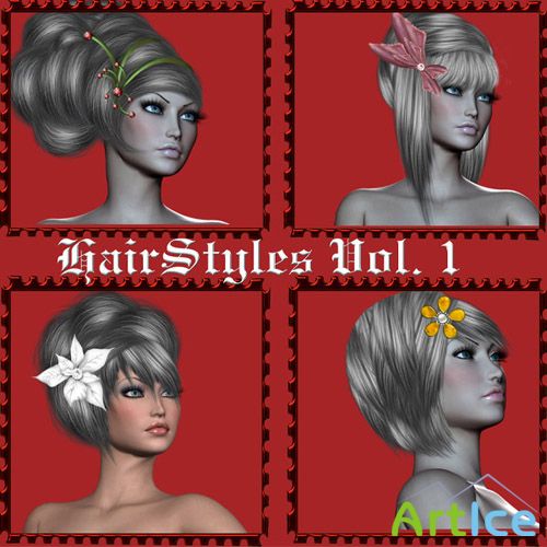 Painted Hairstyles Vol 1