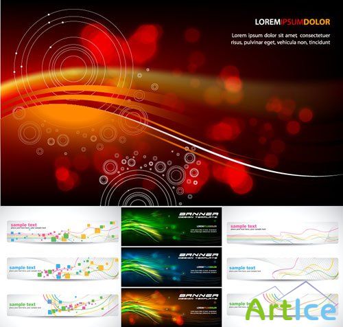 Abstract Banner Design Vector Template