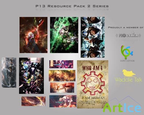 RCS2 PSD Pack - Baner Backgrond Sources