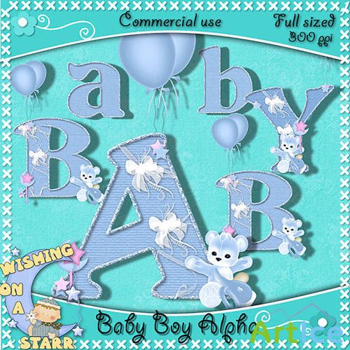 Scrap-kit - BabyBoy Alpha