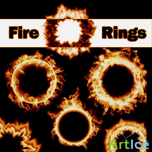 6 Fire Ring Brushes