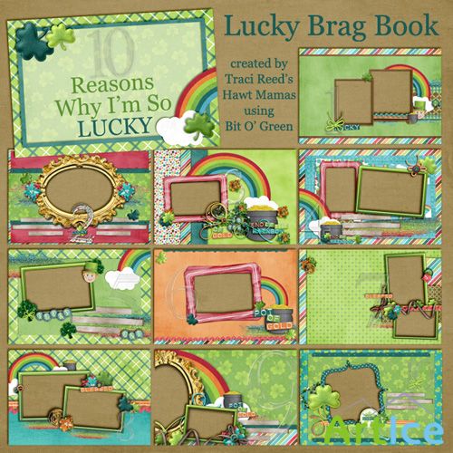 Scrap-pages - Lucky Brag Book 2011