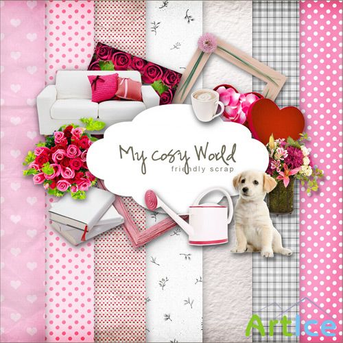 Scrap-set - My Cosy World