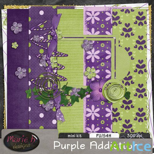 Scrap-set - Purple Addiction