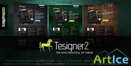 Tesigner - Creative Portfolio WordPress