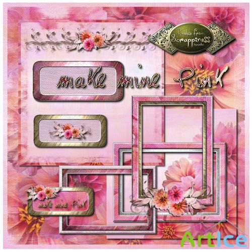 Scrap-set - Make Mine Pink