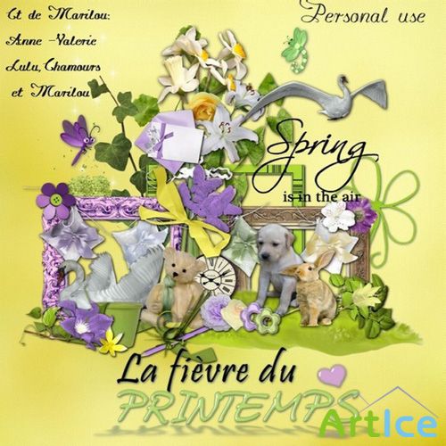 Scrap-set - La fievre du Printemps