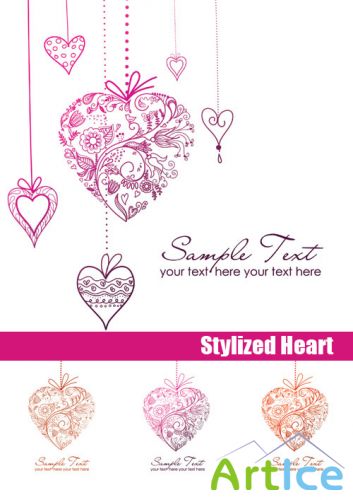 Stock Vectors - Stylized Heart