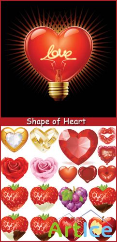 Shape of Heart - Stock Vectors