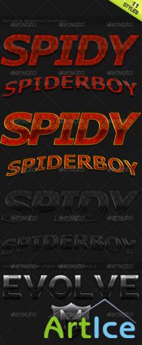 GraphicRiver - 11 Fancy Text Styles