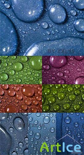 Stock photo - Colored drops