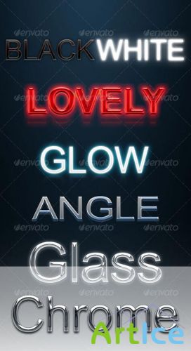 GraphicRiver - 7 Text Layer Styles