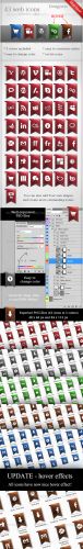 80 Web Ribbon.Icons [GraphicRiver]