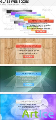 glass web boxes [GraphicRiver]