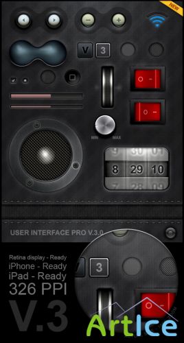 Tablet/Phone User Interface Professional Set V.3 - GraphicRiver