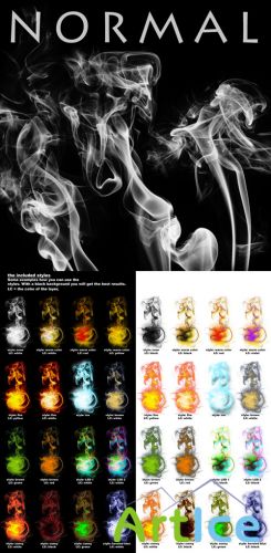 22 Normal Smoke Brushes