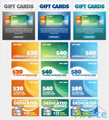 Graphicriver Promotional Cards/Banners