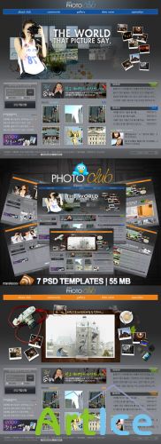 Photo Club Templates PSD Nr.85